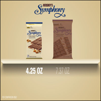 SYMPHONY Milk Chocolate Almond with English Toffee Giant 7.37oz