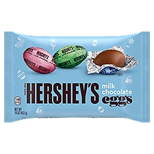 HERSHEY'S Milk Chocolate Eggs Candy, Easter, 16 oz, Bag
