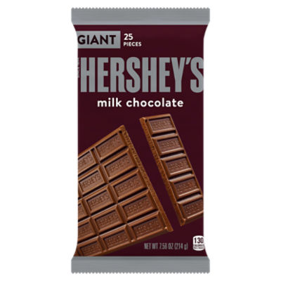Hershey's Giant Milk Chocolate, 25 count, 7.56 oz