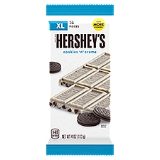 HERSHEY'S Cookies 'n' Creme XL, Candy Bar, 4 oz, 4 Ounce