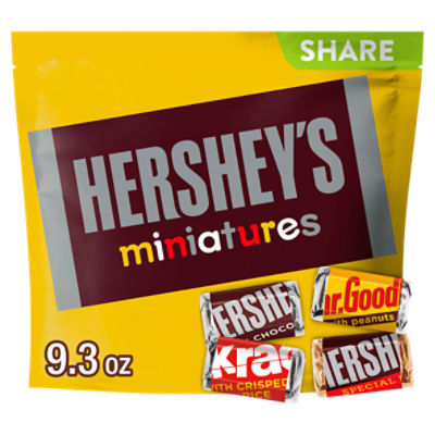 Hershey's Miniatures Chocolate Candy Share Pack, 9.3 oz