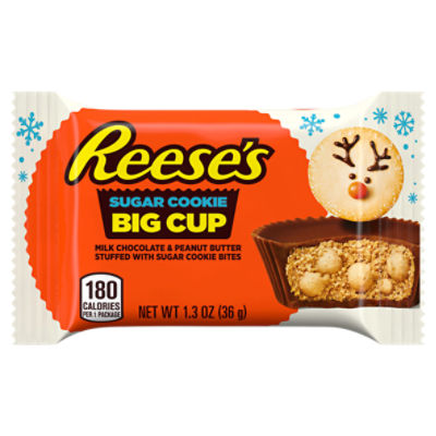 Reese's Milk Chocolate & Peanut Butter Sugar Cookie Big Cup, 1.3 oz