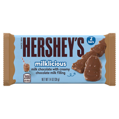 HERSHEY'S Milklicious Milk Chocolate Candy Bar, 1.4 oz