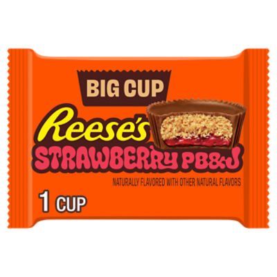 Reese's Strawberry PB&J Big Cup Candy, 1.4 oz