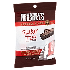 Hershey's Special Dark Sugar Free, Mildly Sweet Chocolates, 3 Ounce