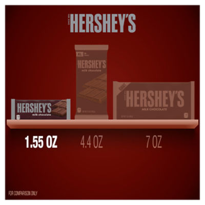 Hershey's Milk Chocolate Bars - American - 1.55oz