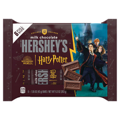 Hershey's Harry Potter Milk Chocolate Full Size, 1.55 oz, 6 count