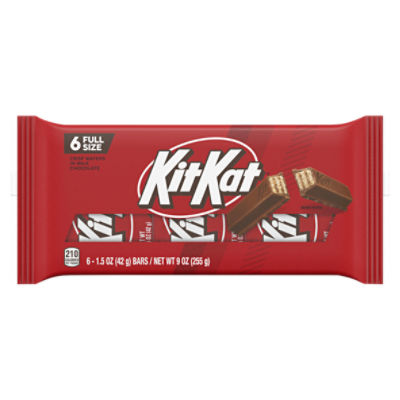 KIT KAT® Milk Chocolate Wafer Candy Bars, 1.5 oz, 9 Ounce