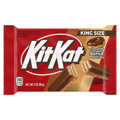 KIT KAT® Chocolate Frosted Donut Flavored Wafer Candy Bar, 3 oz