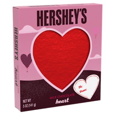 Hershey's Milk Chocolate Heart, 5 oz