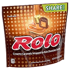Rolo Creamy Wrapped in Rich Chocolate Candy, Caramels, 10.6 Ounce