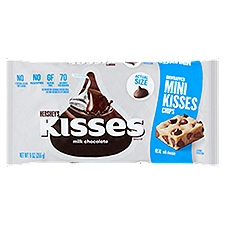 Hershey's Kisses Unwrapped Mini Milk Chocolate Chips, 9 oz