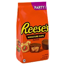 Reese's Milk Chocolate & Peanut Butter Miniature Cups Party Pack, 35.6 oz