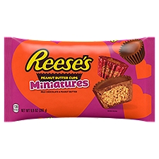 REESE'S Miniatures Milk Chocolate Peanut Butter Cups, Valentine's Day Candy Bag, 9.9 oz, 9.9 Ounce