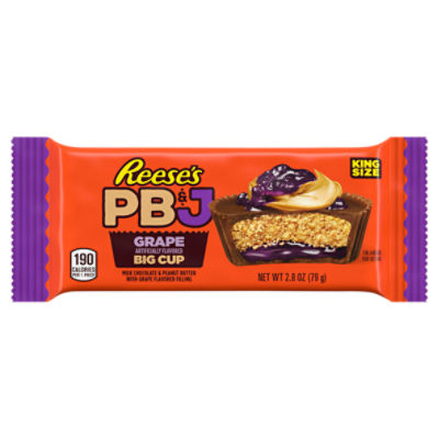 Reese's PB&J Grape Big Cup Candy King Size, 2.8 oz