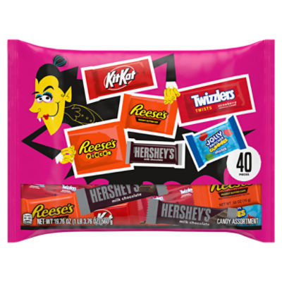 Hershey Assorted Flavored Halloween Candy Bag, 19.76 oz