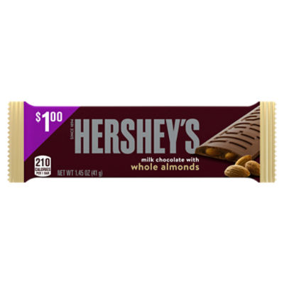 Hershey's Milk Chocolate with Whole Almonds Bar, 1.45 oz