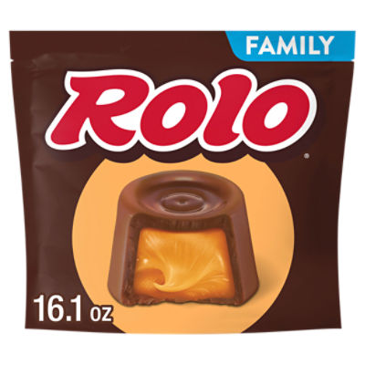Rolo Creamy Caramels Wrapped in Rich Chocolate Candy Family Pack, 16.1 oz