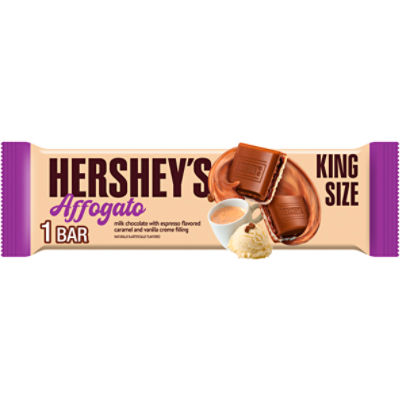 Hershey's Affogato Milk Chocolate King Size, 2.2 oz