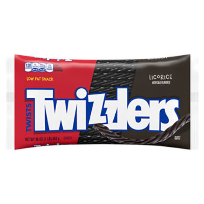 TWIZZLERS Twists Licorice Flavored Licorice Style, Candy Bag, 16 oz, 16 Ounce