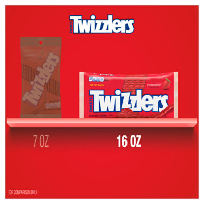 Twizzlers Strawberry Twists Candy, 16 oz