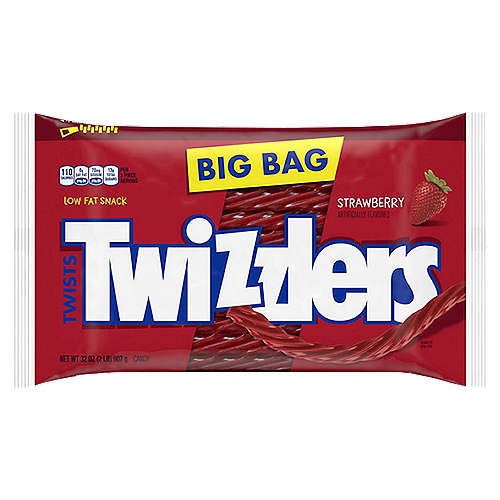 TWIZZLERS Twists Strawberry Candy Big Bag, 32 oz
