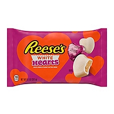Reeses White Hearts    , 9.1 ounce