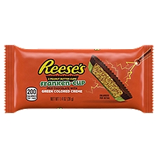 REESE'S Milk Chocolate Peanut Butter with Green Creme Cups Candy, Halloween, 1.4 oz