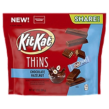 KitKat Thins Chocolate Hazelnut Crisp Wafers Share Pack, 7.2 oz
