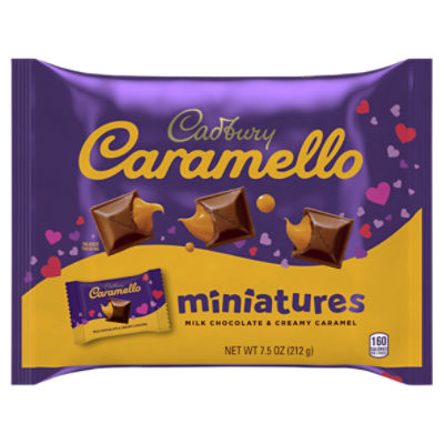 Cadbury Caramello Milk Chocolate & Creamy Caramel Miniatures, 7.5 oz