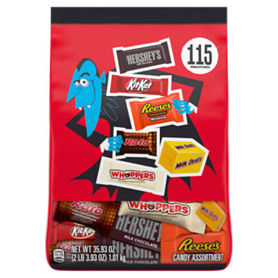 Hershey's Candy Assortment Miniatures, 115 count, 35.93 oz