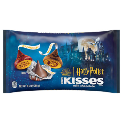 HERSHEY'S KISSES Milk Chocolate Harry Potter™, Halloween Candy Bag, 9.5 oz