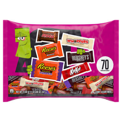 Hershey Miniatures Candy Assortment, 70 count, 21.06 oz