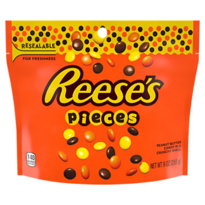 Reese's Pieces Peanut Butter Candy in a Crunchy Shell, 9 oz