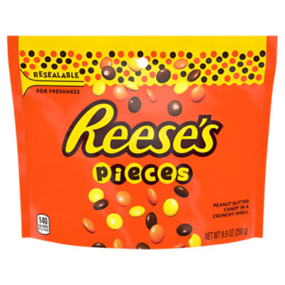 REESE'S PIECES Peanut Butter Candy Bag, 9.9 oz