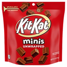 KitKat Minis Unwrapped in Milk Chocolate, Crisp Wafers, 7.6 Ounce