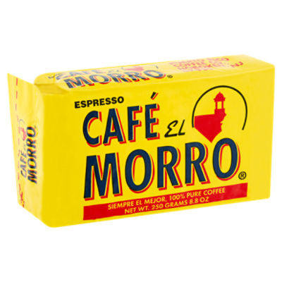Café El Morro Espresso 100% Pure Coffee, 8.8 oz
