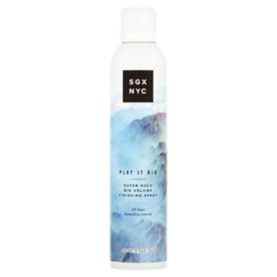 SGX NYC Play It Big Super Hold Big Volume Finishing Spray, 8.5 oz