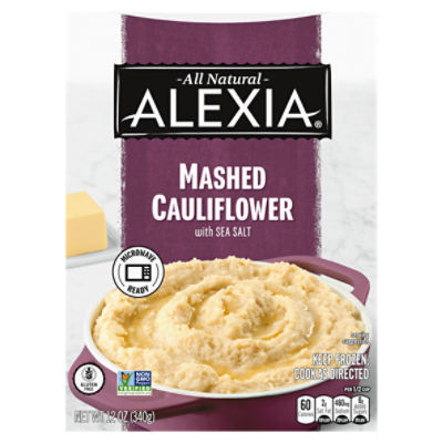 Alexia Mashed Cauliflower with Sea Salt, 12 oz ShopRite