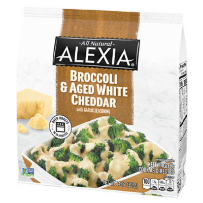 Alexia Broccoli & Aged White Cheddar with Garlic Seasoning, 14 oz Image 6 of 7