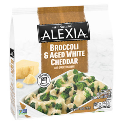 Alexia Broccoli & Aged White Cheddar with Garlic Seasoning, 14 oz Image 7 of 7