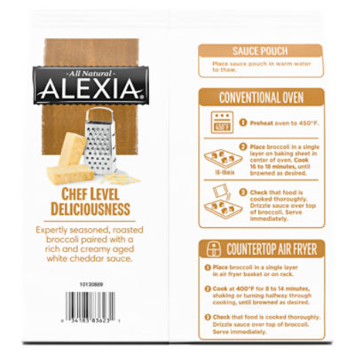 Alexia Broccoli & Aged White Cheddar with Garlic Seasoning, 14 oz Image 4 of 7