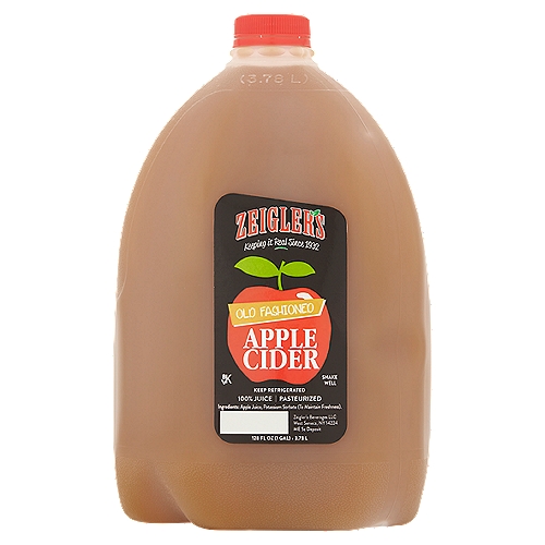 Zeigler's Old Fashioned Apple Cider, 128 fl oz