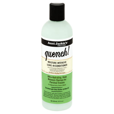 Aunt Jackie's Curls & Coils Quench! Moisture Intensive Leave-in Conditioner, 12 fl oz