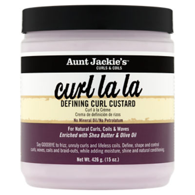 Aunt Jackie's Curls & Coils Curl La La Defining Curl Custard, 15 oz