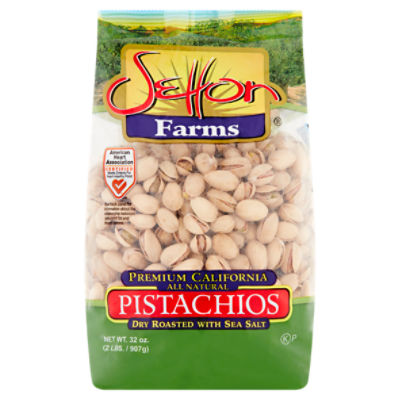 Setton Farms Premium California Dry Roasted with Sea Salt Pistachios, 32 oz