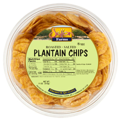 Setton Farms Roasted Salted Plantain Chips, 11 oz