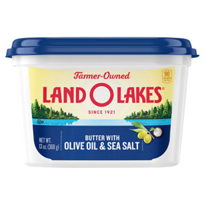 Land O Lakes® Butter with Olive Oil and Sea Salt, 13 oz Tub