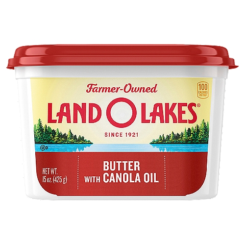 Land O Lakes® Butter with Canola Oil Spread, 15 oz Tub