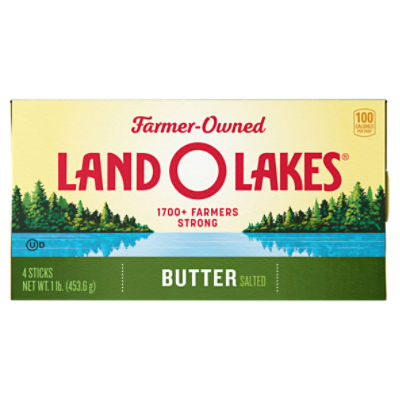 Land O Lakes® Salted Butter, 1 lb in 4 Sticks, 1 Pound